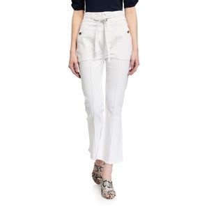 FRAME DENIM Le Crop Flare White Jeans size 28 NTW